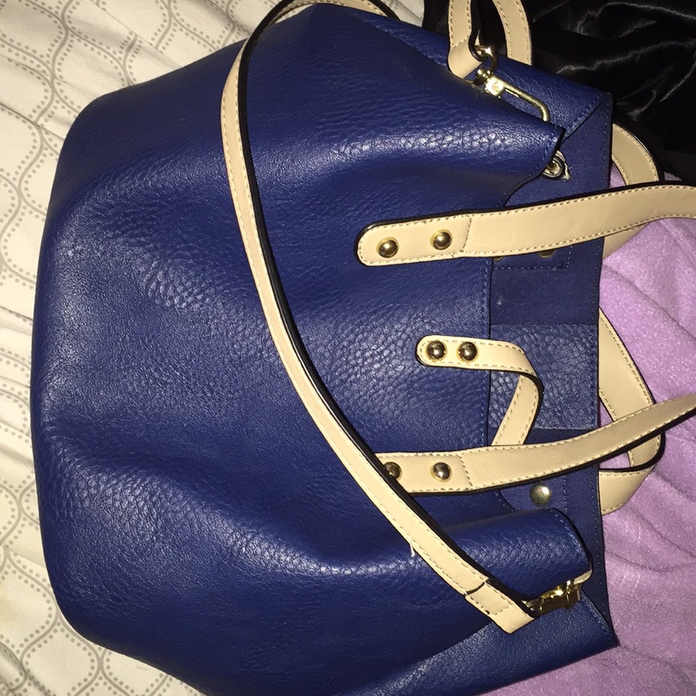 Blue handbag